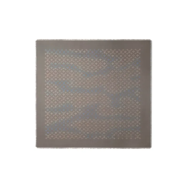 LOUIS VUITTON Flight Mode Mahina Cloudy Flowers Shawl-0