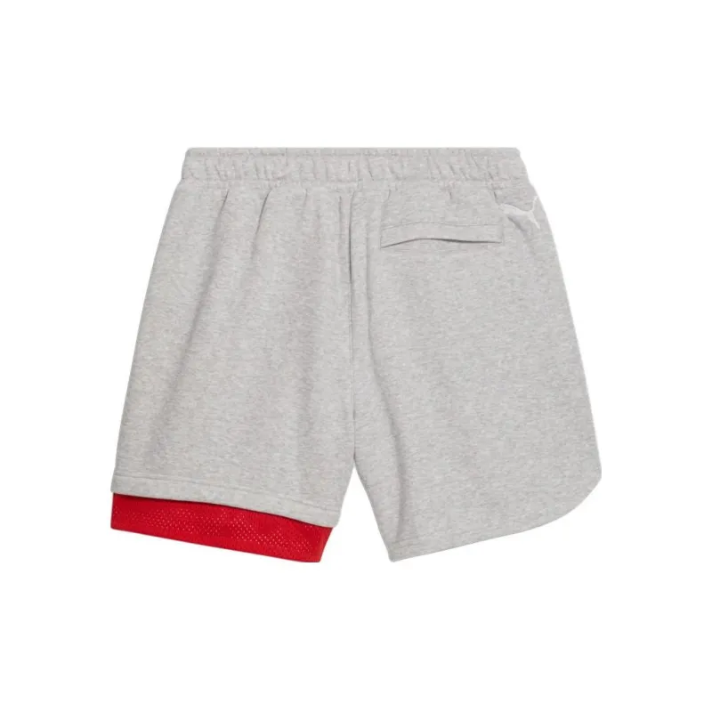 PUMA Casual Shorts Men Light Mixed Gray-1