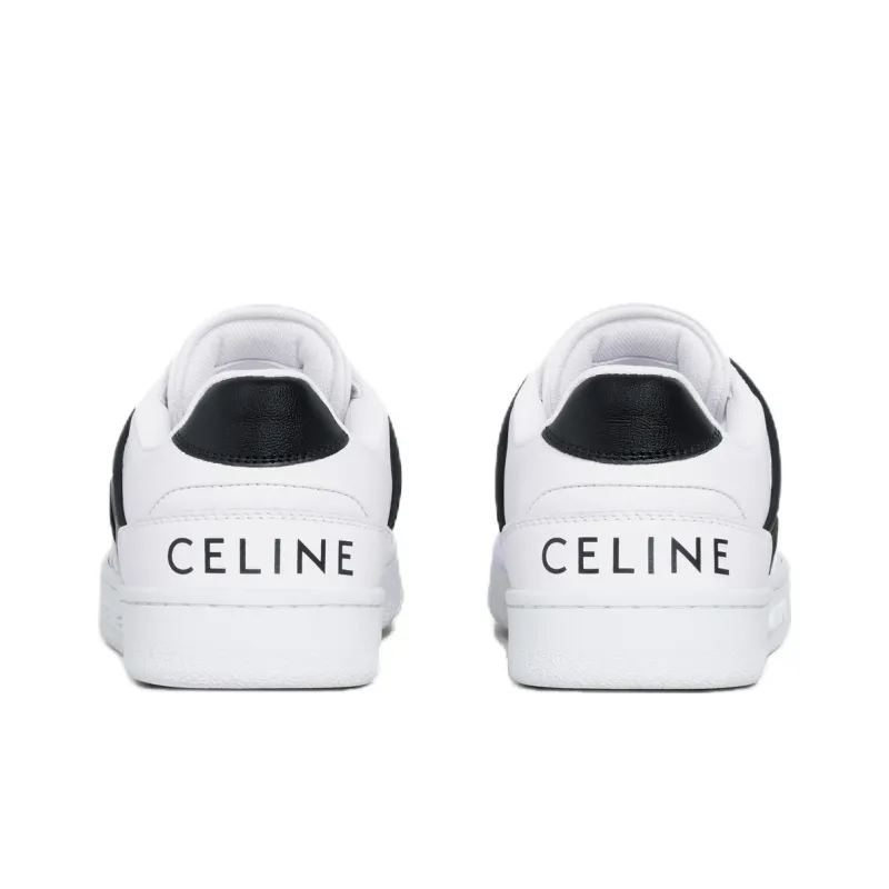 CELINE Low Top Skateboard Shoes Women's White-4