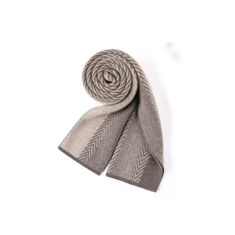 Jiu Ji Cashmere Knit Scarves Men's-2