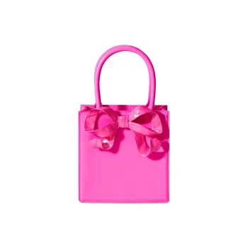 Self-portrait Cow Leather Tote Bag Shopping Bag Shoulder Bag Crossbody Bag Handbag Mini Women's Pink
