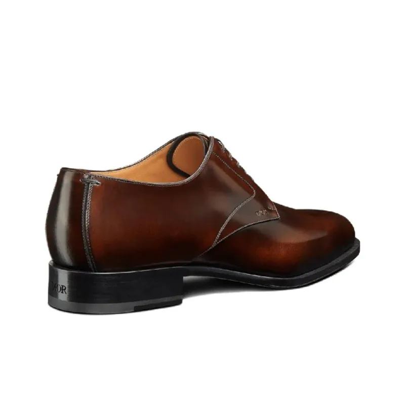 DIOR Dior Timeless Dress Shoes Men's Dark Brown-4