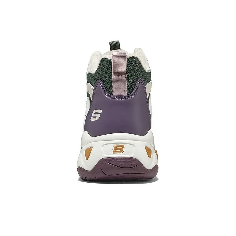 Skechers D'Lites Sneaker 'Beige Purple White' Women's-5