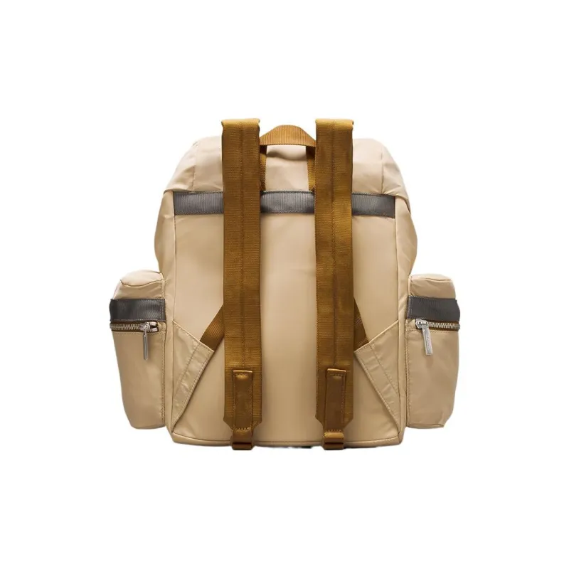 Lululemon Nylon Backpack Mini Unisex Light Camel & Burnt Caramel & Gray Sage-1