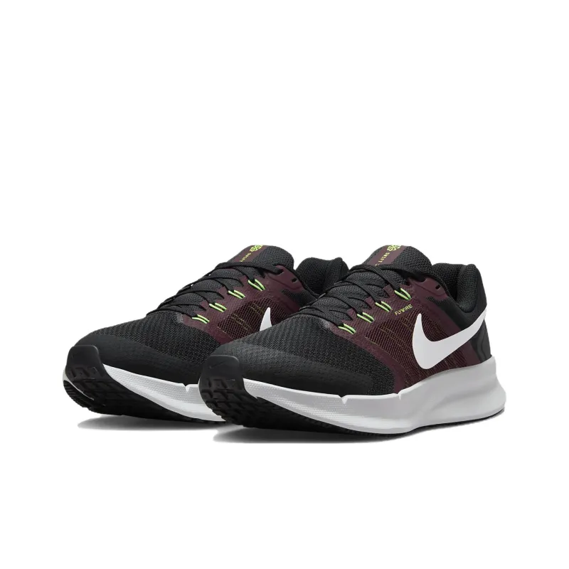 Nike Run Swift 3 Black Burgundy Crush Lime Blast Pure Platinum-2