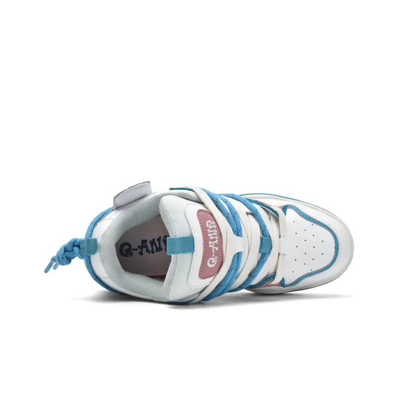 Q AND Anti Slip Wear Resistant Low Top Skateboard Shoes Unisex-10