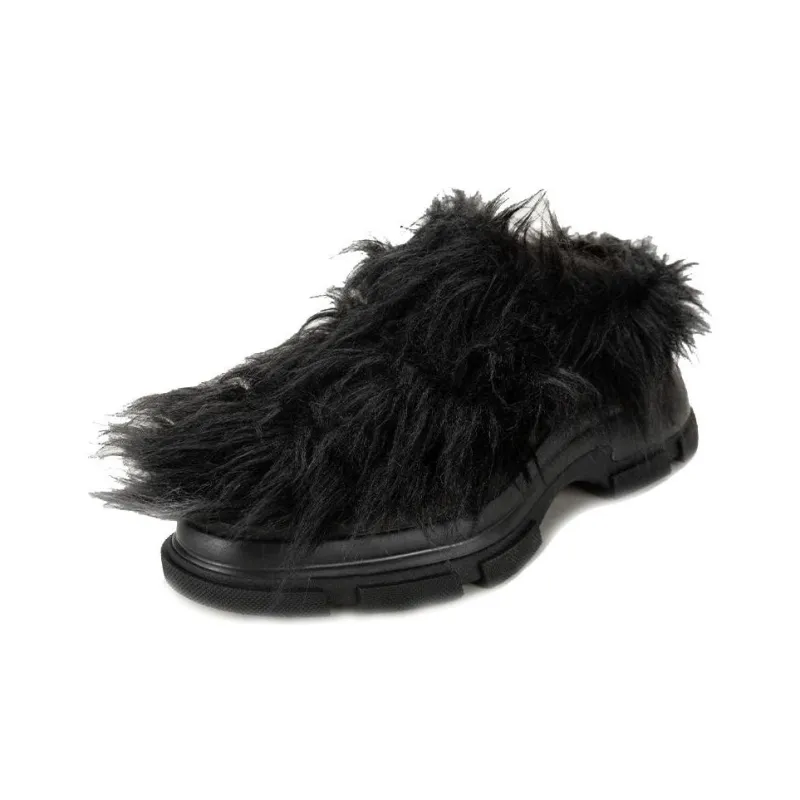 Both Slip Resistant Low Top Casual Shoes Women's Black-3
