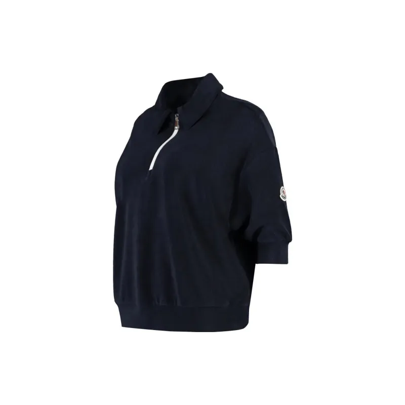 Moncler Polo Shirts Women's Blue-1