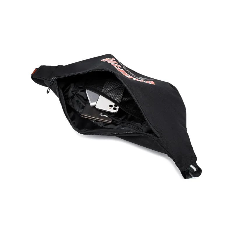 LiNing Polyester Sports Bag Shoulder Bag Crossbody Bag Sling Bag Regular Unisex Black-3