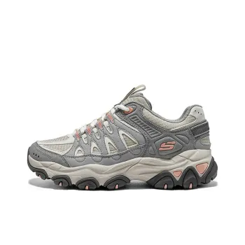 Skechers DLites Training Shoes 'Grey Beige Orange' Women's