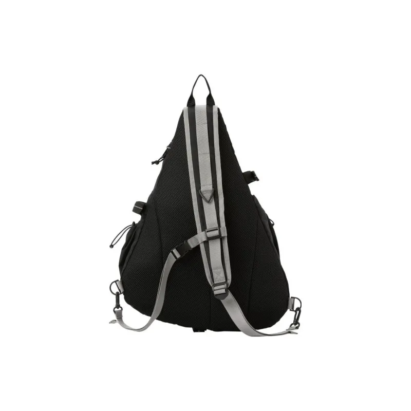 NERDY Nylon Shoulder Bag, Crossbody Bag Regular Unisex Black-2