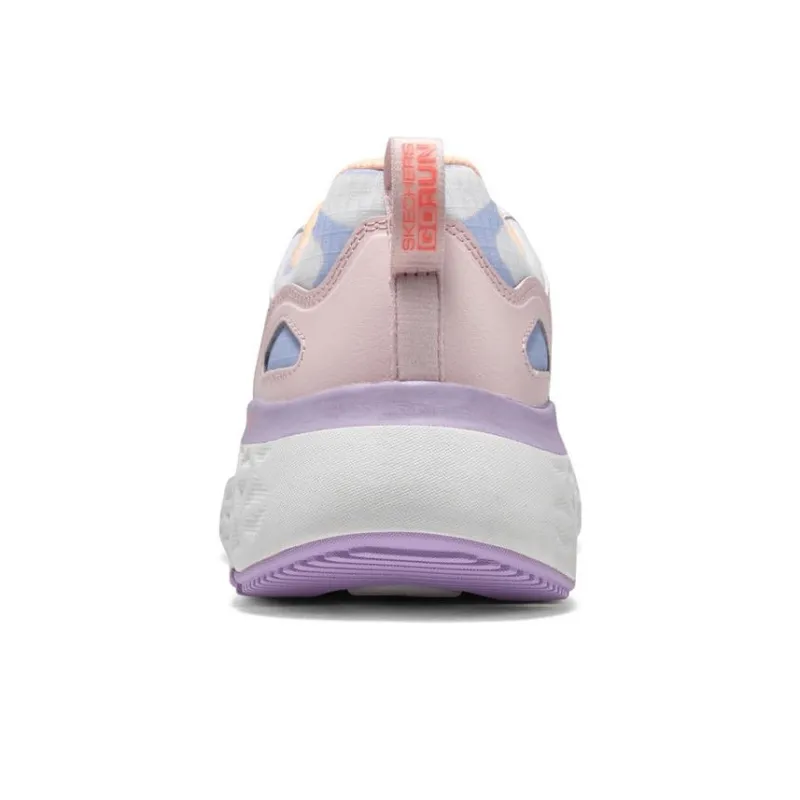 Skechers Max Cushioning Delta Running Shoes 'White Orange Purple' Women's-3