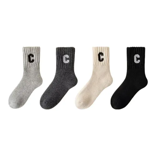 PLANDOO Women's Mid-Calf Socks