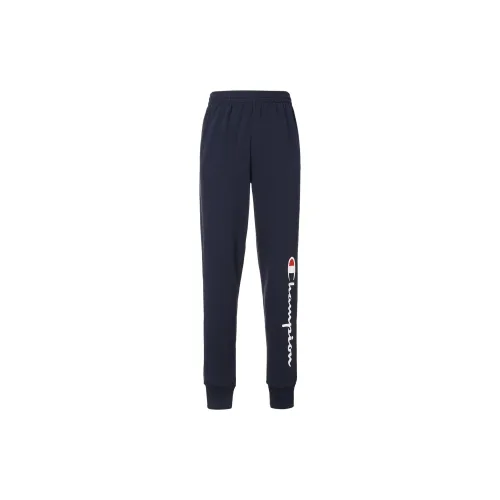 Champion Knitted Sweatpants Unisex Navy Blue