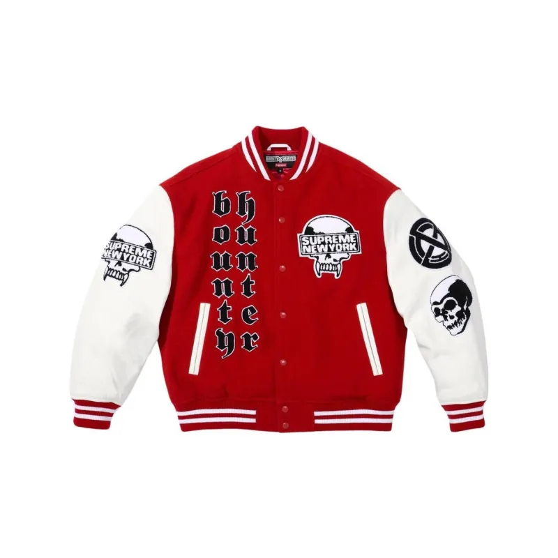 Supreme Bounty Hunter Varsity Jacket-3