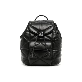MCM Lambskin Backpack Mini Women's Black