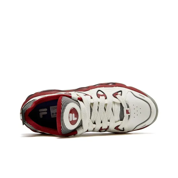 FILA FUSION X MitchellNess Vertical Shoes 'White Red'-2