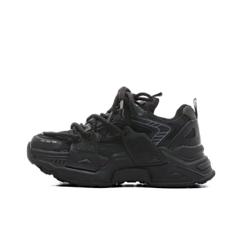 Warrior Anti Slip And Wear Resistant Breathable Low Top Running Shoes Women's Black