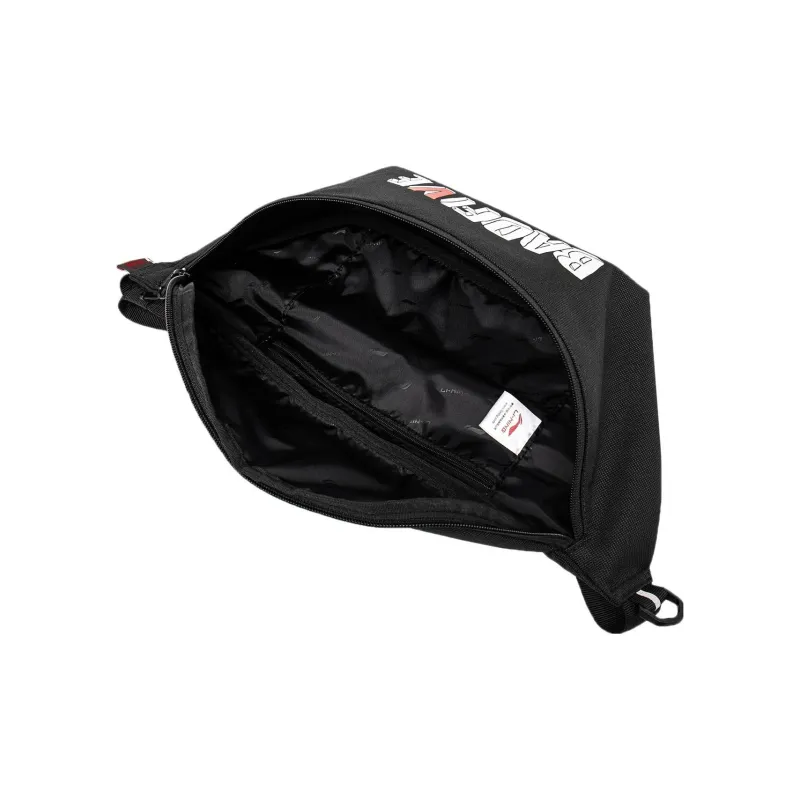 LiNing Polyester One Shoulder Crossbody Sling Bags Unisex Black-2