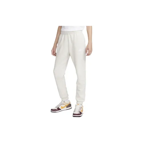 Nike Knitted Sweatpants Men Ivory White