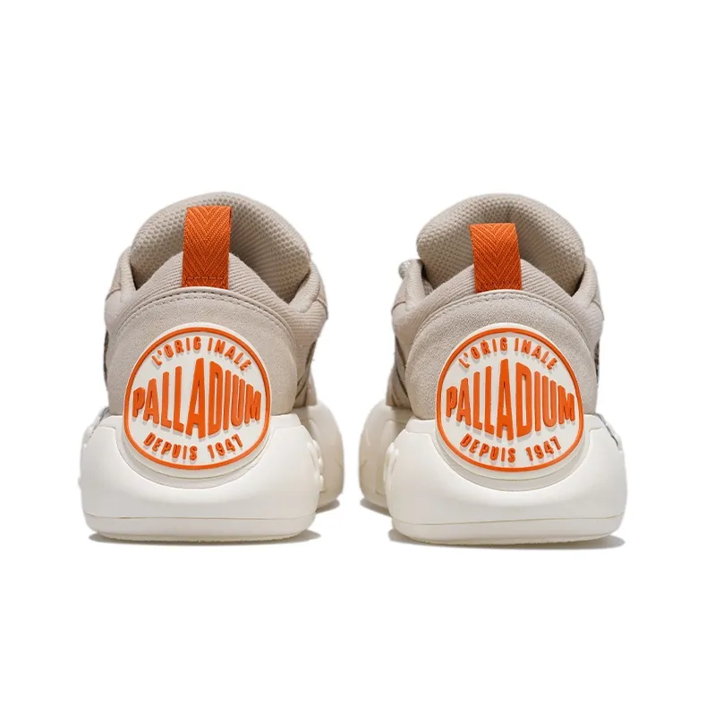 Palladium Paladin Low Top Skateboard Shoes Women's Beige Brown/white-5