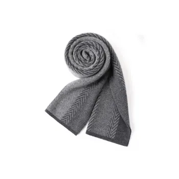 Jiu Ji Cashmere Knit Scarves Men's