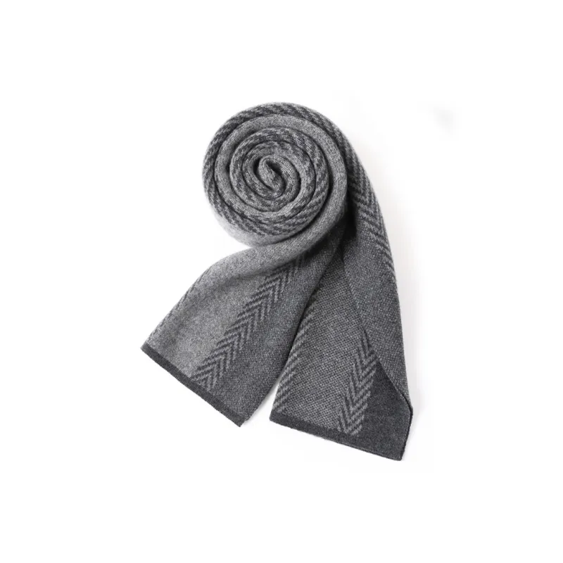 Jiu Ji Cashmere Knit Scarves Men's-0