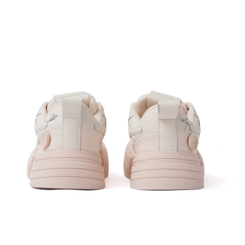KILLWINNER 'Smile Life' Collection Slip Resistant Low Top Skateboard Shoes Unisex Beige-6