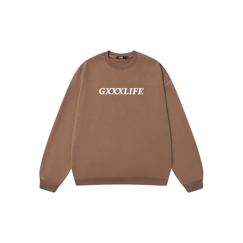 GXXX Pullover Crew Neck Sweatshirt Unisex-7