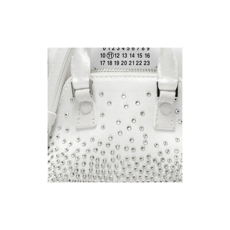 Maison Margiela 5AC Calfskin Detail Shoulder Bag Crossbody Bag Women's White-4