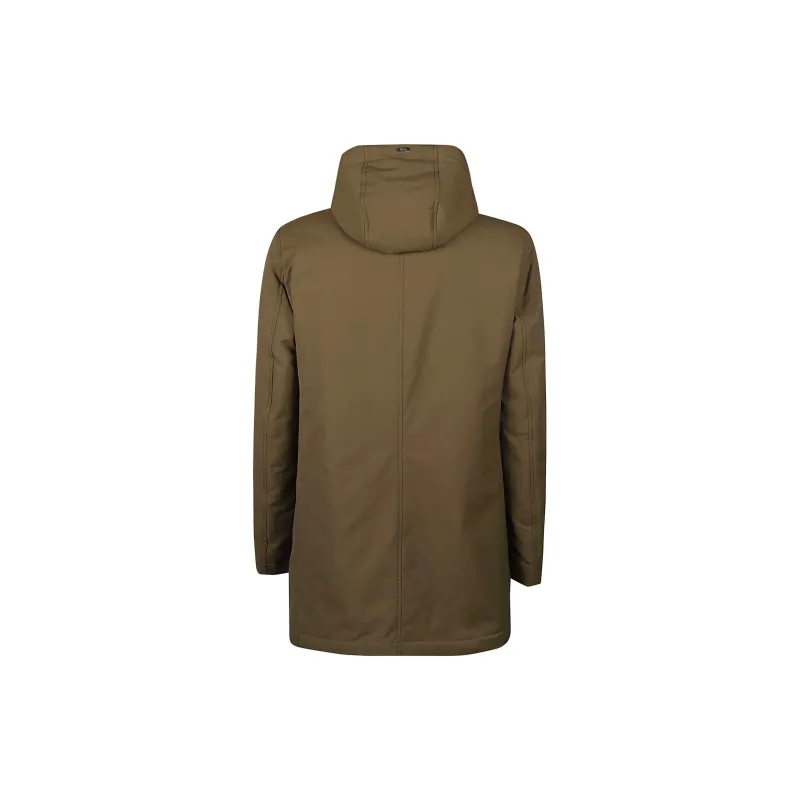 HERNO Long Sleeved Hooded Padded Parka-1