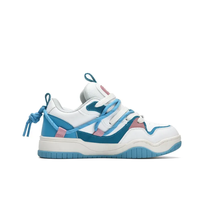 Q AND Anti Slip Wear Resistant Low Top Skateboard Shoes Unisex-9