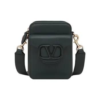 Valentino Calfskin Shoulder Bag Crossbody Bag Mini Women's Dark Green