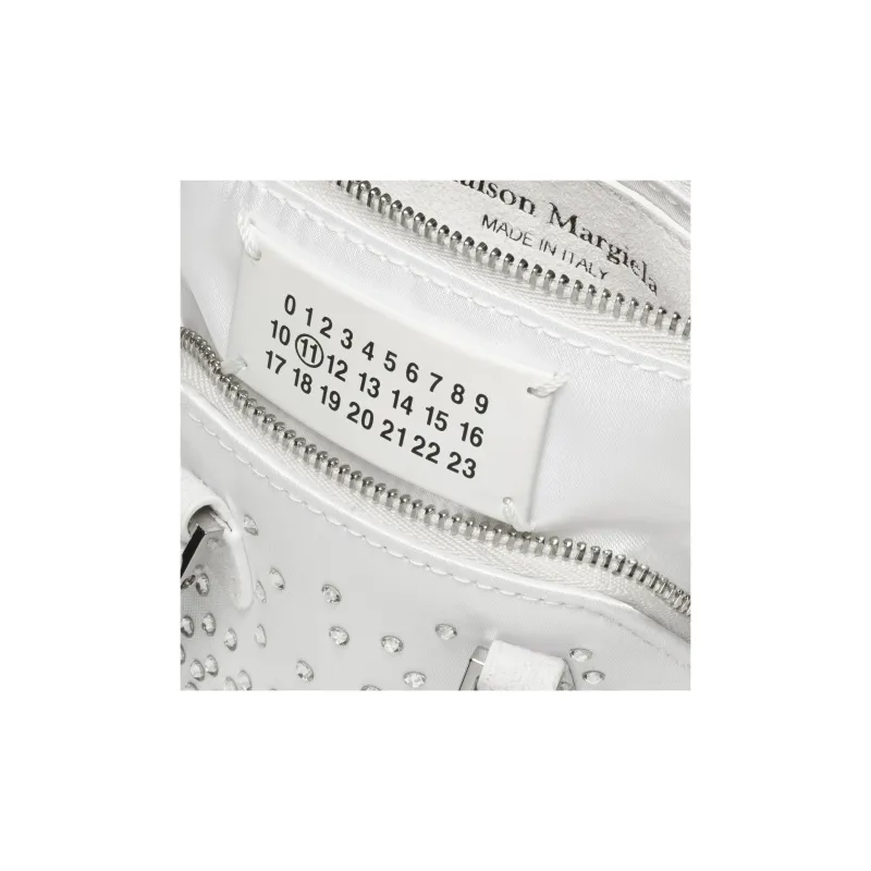 Maison Margiela 5AC Calfskin Detail Shoulder Bag Crossbody Bag Women's White-3