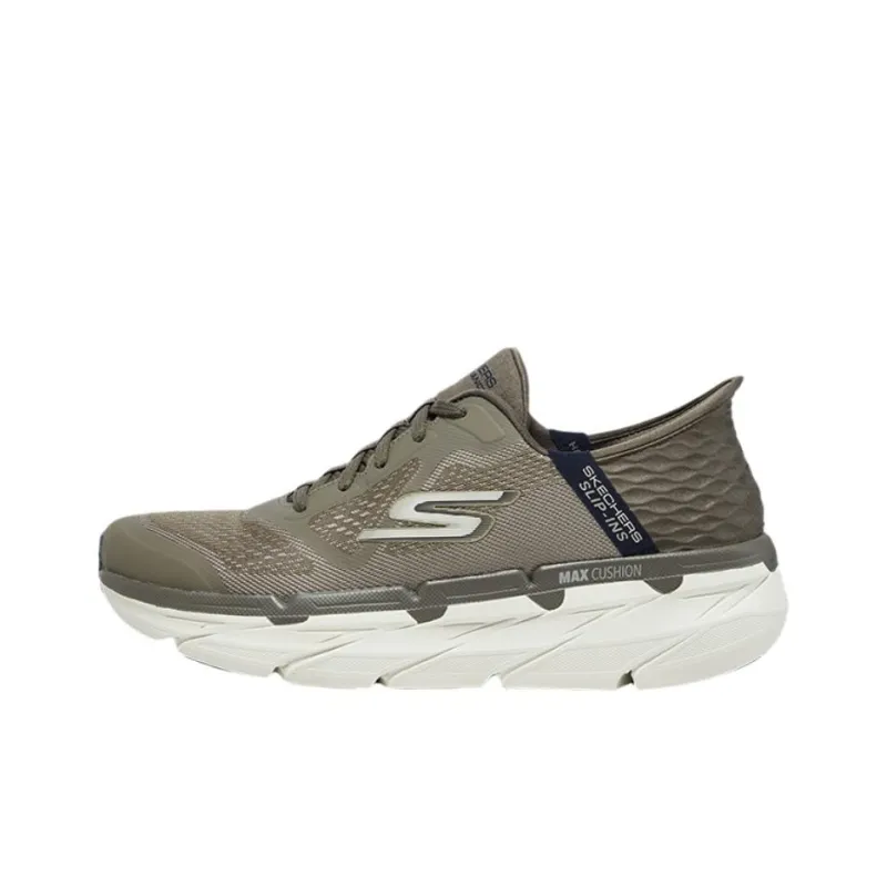 Skechers Max Cushioning Premier Shoes 'Tan Olive Green'-0