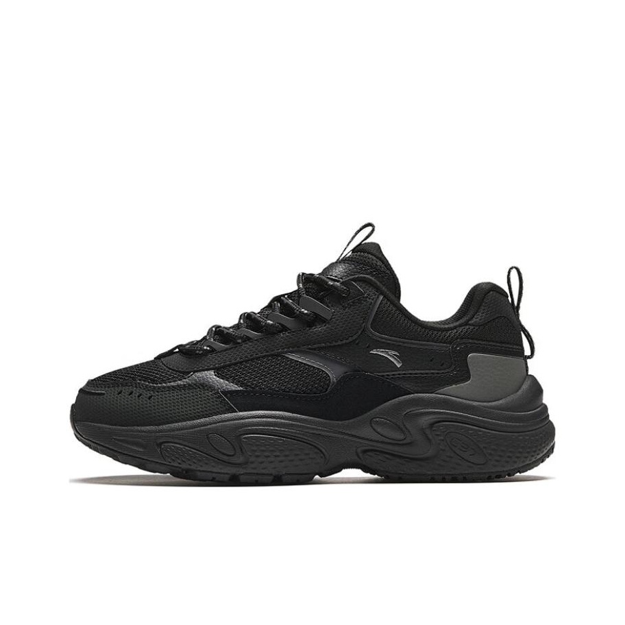 ANTA Running Shoes Women's Low-Top Black US W 8 - POIZON