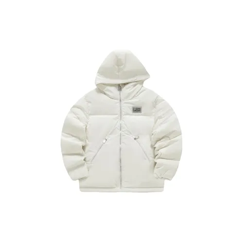 Beams X FILA FUSION BEAMS Down Jackets Women's Maple White