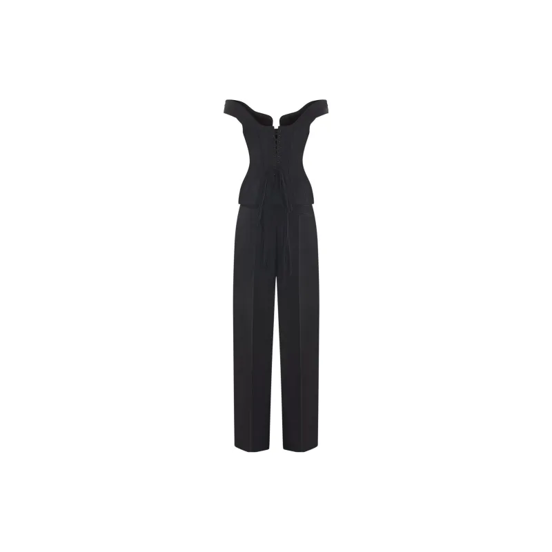 Mugler Impossible Neckline Off shoulder Corset-1