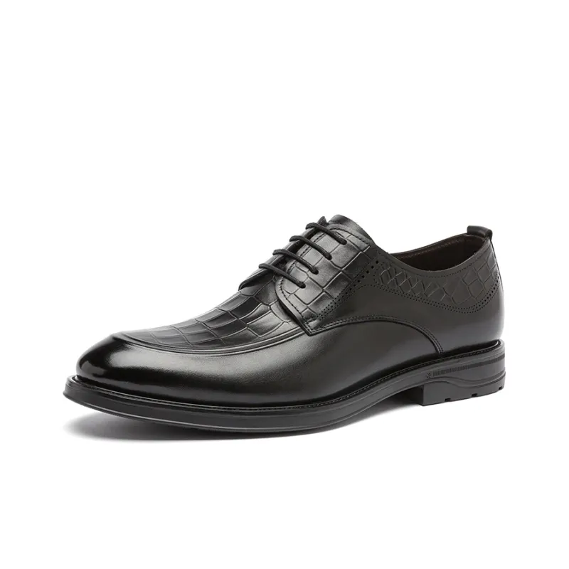 WEISHIBANGWEI Dress Shoes Men's Black-0