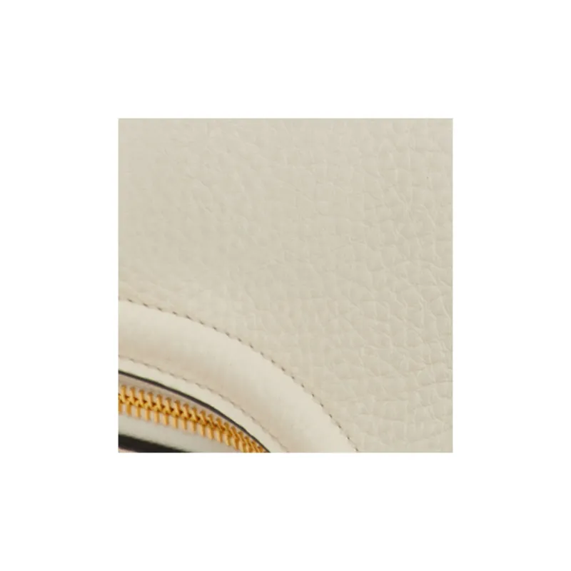 Valentino Vlogo Leather HOBO Bag, Shoulder Handbag Trumpets Women's White-5