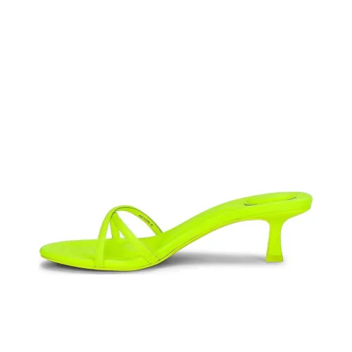 Alexander Wang Dahlia Slide Slippers Women's Yellow/Green