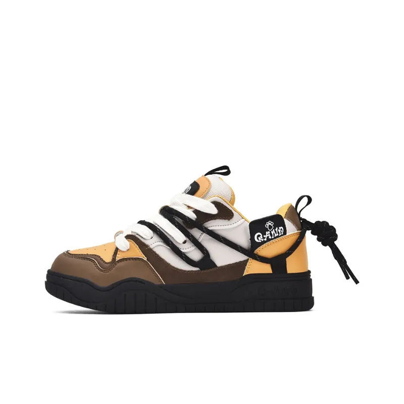 Q AND Anti Slip Wear Resistant Low Top Skateboard Shoes Unisex-0