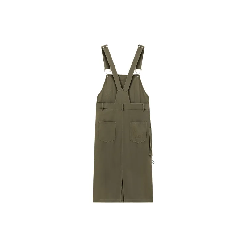 CHUU Slip Dresses Women's Gray Green-1