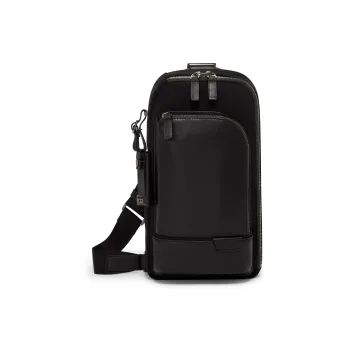 TUMI Nylon Sling Bag Crossbody Bag Shoulder Bag Men's Black