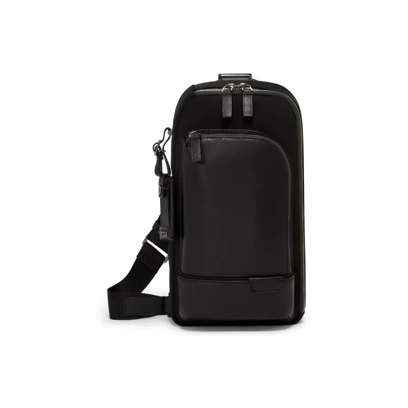 TUMI Nylon Sling Bag Crossbody Bag Shoulder Bag Men's Black-0