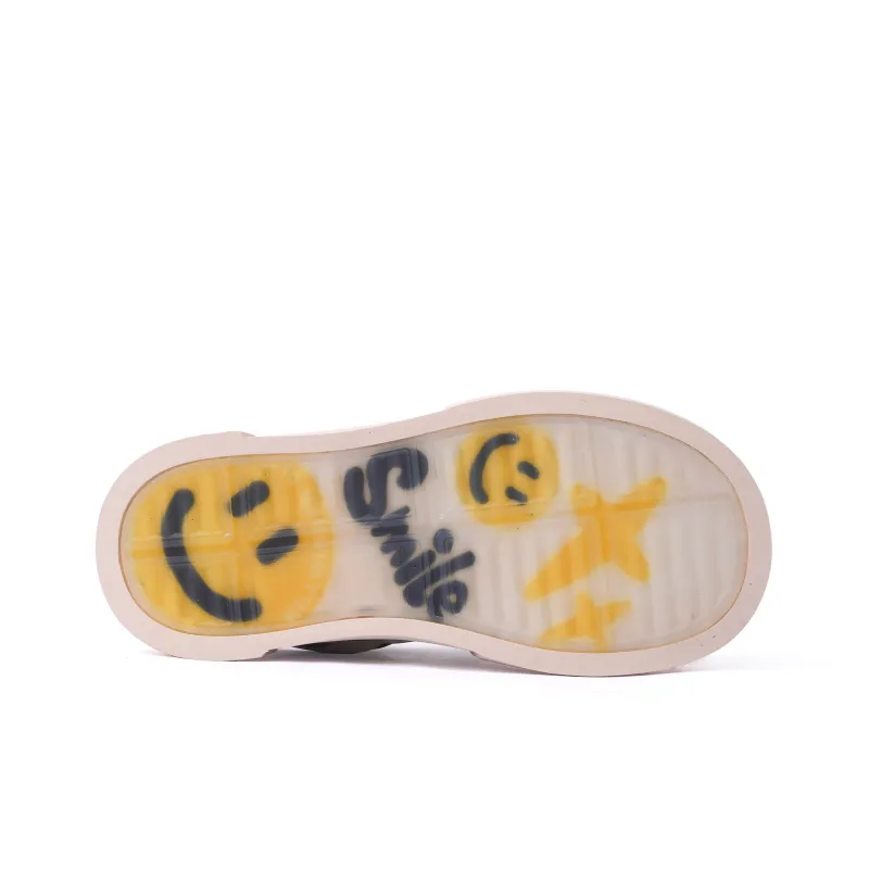 KILLWINNER 'Smile Life' Collection Slip Resistant Low Top Skateboard Shoes Unisex Beige-7