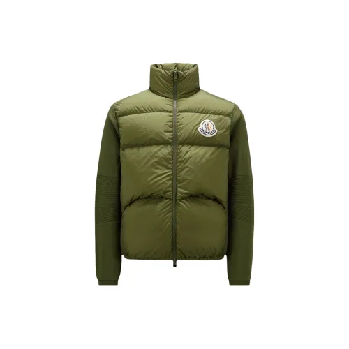 Moncler Padded Corduroy Series Jackets Men Dark Green