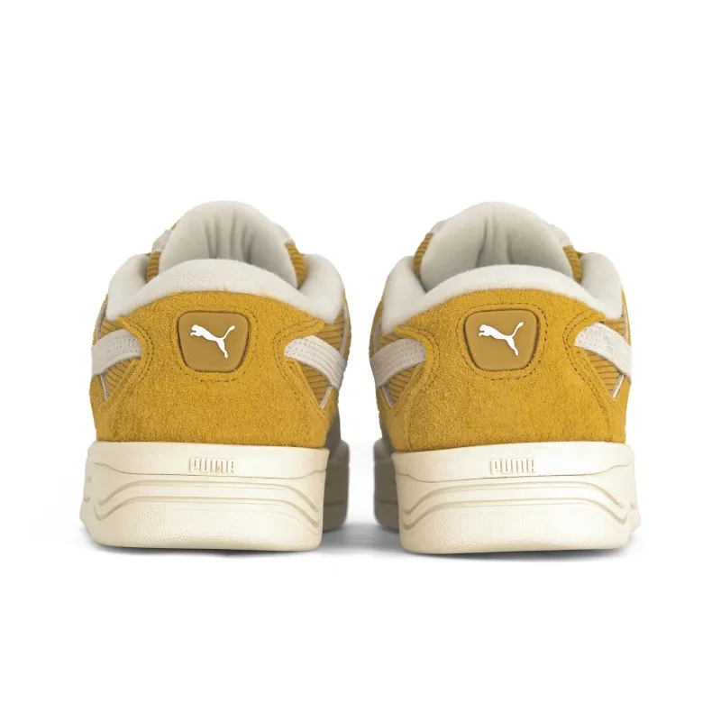 PUMA 180 Corduroy Anti Slip Wear Resistant Low Top Skateboard Shoes Unisex Yellow Special Packaging-5