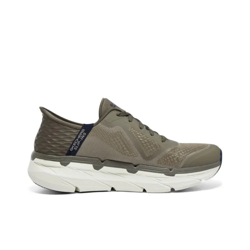 Skechers Max Cushioning Premier Shoes 'Tan Olive Green'-1
