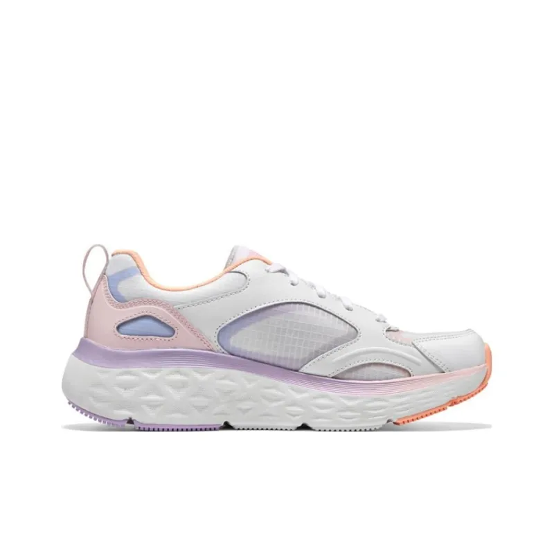 Skechers Max Cushioning Delta Running Shoes 'White Orange Purple' Women's-1